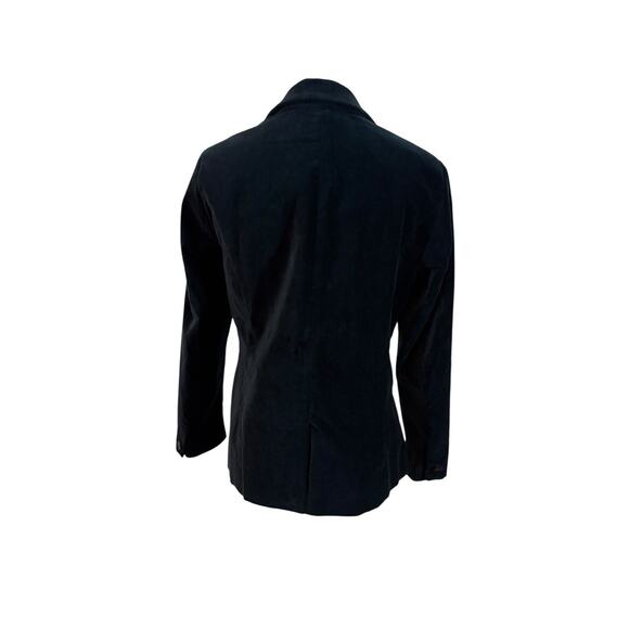 Drapers‎ & Damon’s Velvet Blazer Dark Blue PS Dark Academia Fall Winter Holiday - Picture 6 of 14